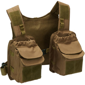 Bassdash D96 Fly Fishing Vest Tactical Chest Pack for Men Women Adjustable Sizes