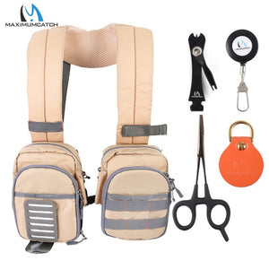 Maximumcatch Compact Fly Fishing Vest Light Weight Adjustable Chest Pa –  The Rucksack Revolution